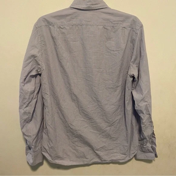 J.Crew Men’s Button Down Shirt Size Medium Slim Pin Stripe Preppy - Picture 4 of 10